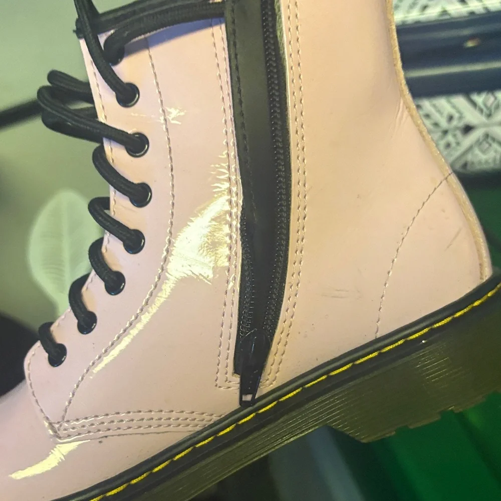 Dr. Martens baby pink boots 4Y